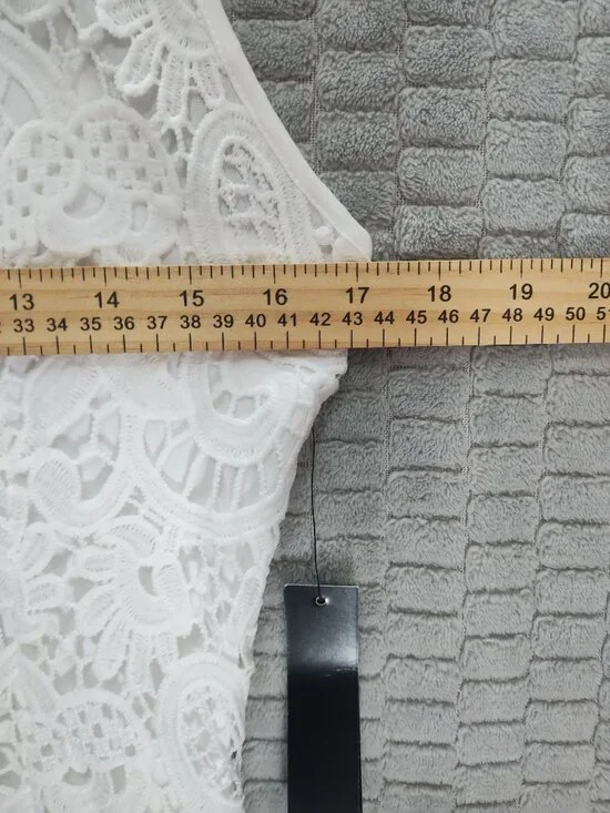 Venus Eyelet Mermaid Sleeveless Maxi Dress-Sz 8 - Picture 9 of 12